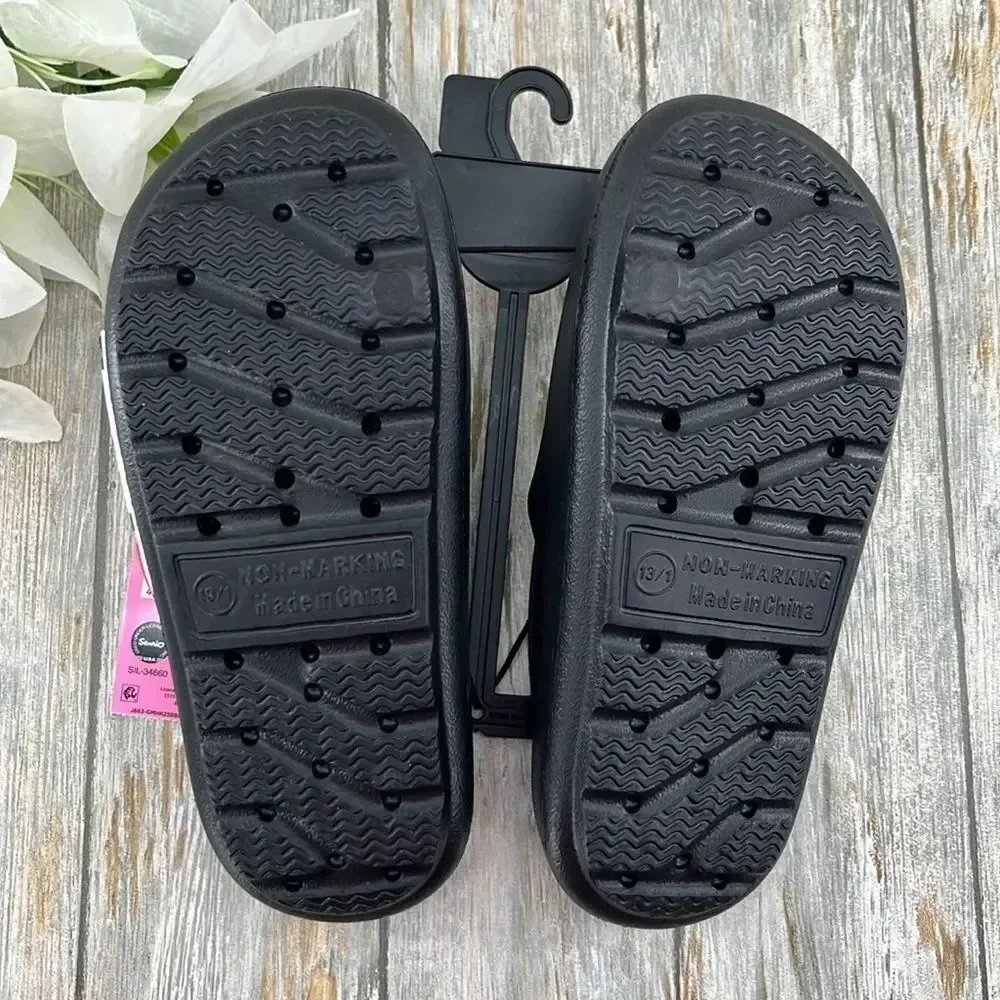 Little Girls Hello Kitty License Slides Sandals Shoes Size 1-13